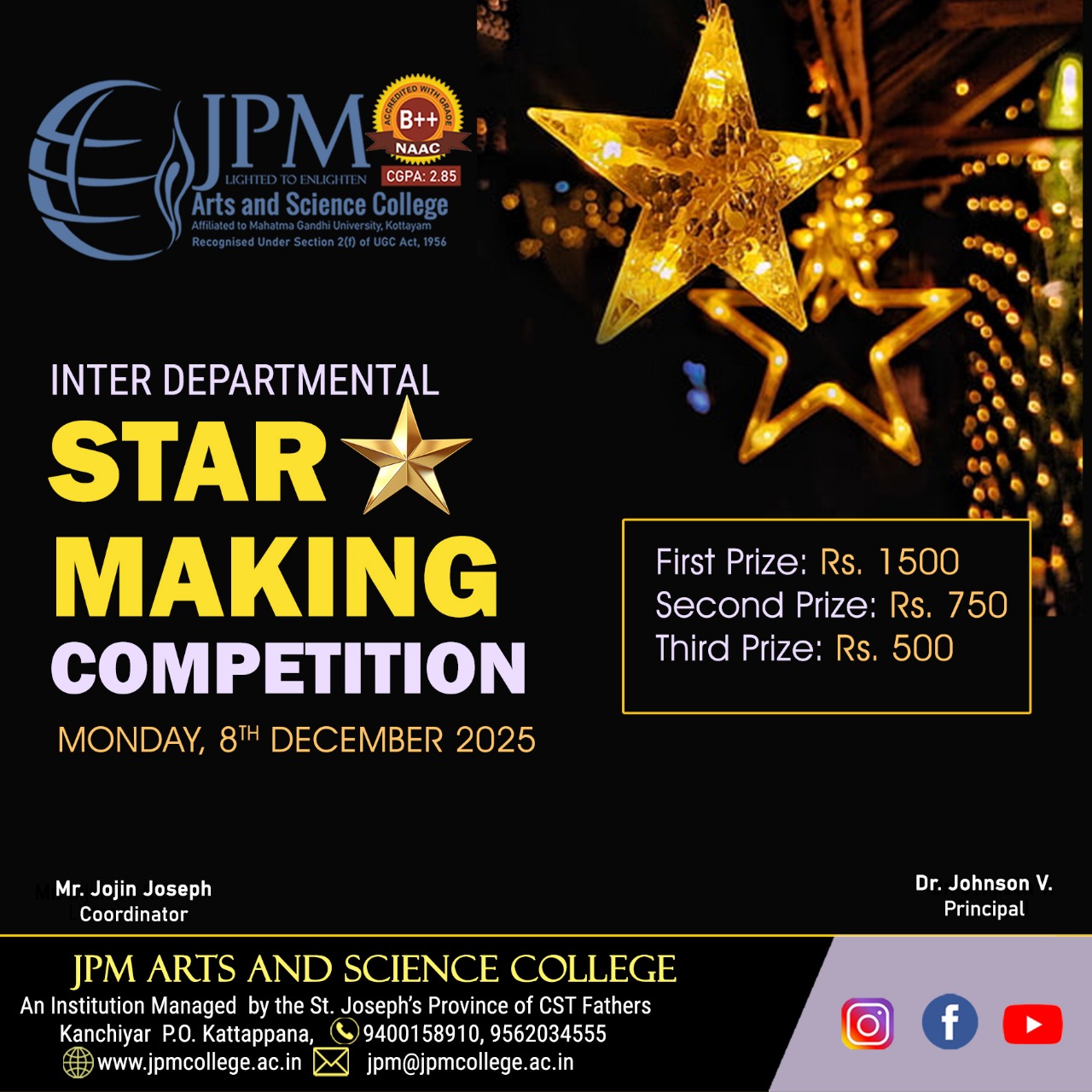 INTER DEPARTMENTAL STAR MAKING COMPETITION 